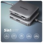 AXAGON HMC-5HL USB-C 5Gbps SuperSpeed 5in1 hub - Image 2