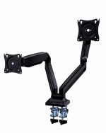 Gembird MA-DA2-03 Full-motion desk 2-display mounting arm 17”-35” Black - Image 2