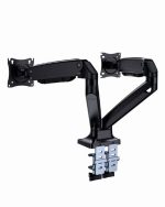 Gembird MA-DA2-03 Full-motion desk 2-display mounting arm 17”-35” Black - Image 5