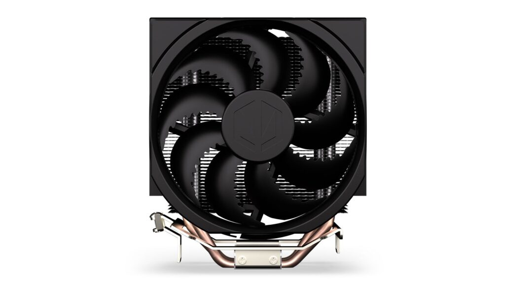 Endorfy CPU Cooler - Spartan 5 (12 cm, 4 pin, 2x heatpipe, PWM, TDP 160W, fekete) - Image 14