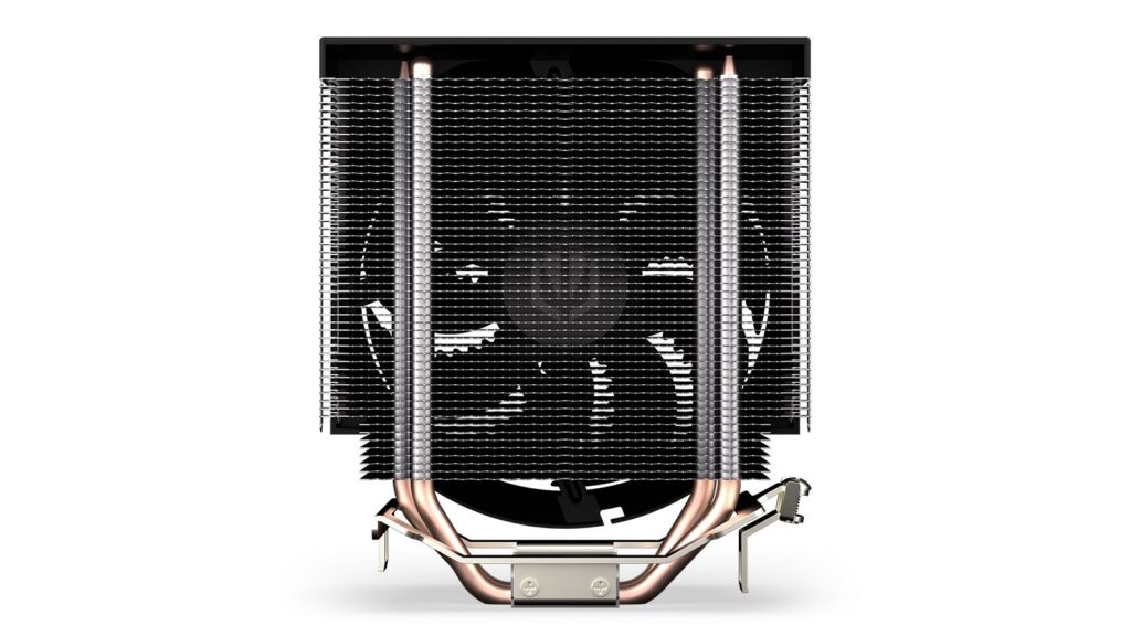 Endorfy CPU Cooler - Spartan 5 (12 cm, 4 pin, 2x heatpipe, PWM, TDP 160W, fekete) - Image 15
