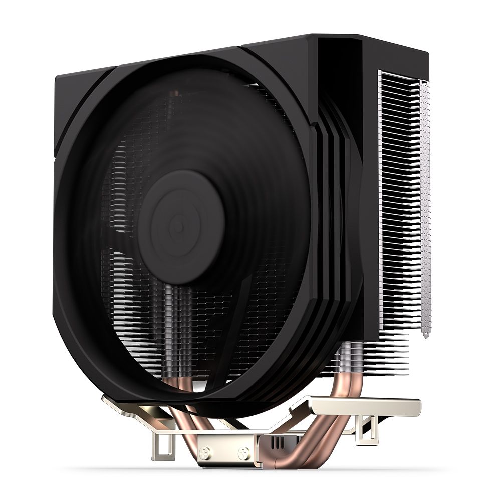Endorfy CPU Cooler - Spartan 5 (12 cm, 4 pin, 2x heatpipe, PWM, TDP 160W, fekete) - Image 19