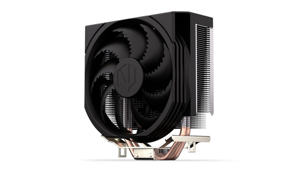 Endorfy CPU Cooler - Spartan 5 (12 cm, 4 pin, 2x heatpipe, PWM, TDP 160W, fekete) - Image 3