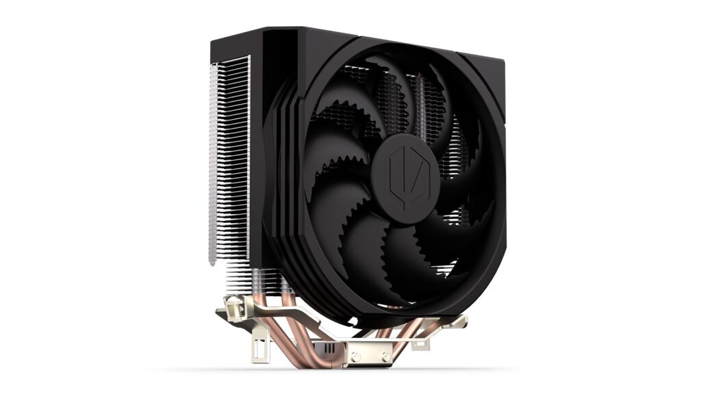 Endorfy CPU Cooler - Spartan 5 (12 cm, 4 pin, 2x heatpipe, PWM, TDP 160W, fekete) - Image 5