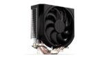 Endorfy CPU Cooler - Spartan 5 (12 cm, 4 pin, 2x heatpipe, PWM, TDP 160W, fekete) - Image 5
