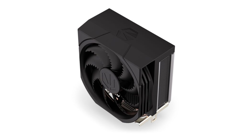 Endorfy CPU Cooler - Spartan 5 (12 cm, 4 pin, 2x heatpipe, PWM, TDP 160W, fekete) - Image 7