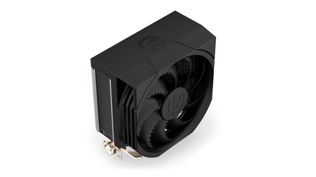 Endorfy CPU Cooler - Spartan 5 (12 cm, 4 pin, 2x heatpipe, PWM, TDP 160W, fekete) - Image 9