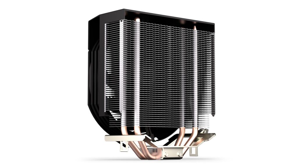Endorfy CPU Cooler - Spartan 5 (12 cm, 4 pin, 2x heatpipe, PWM, TDP 160W, fekete) - Image 10