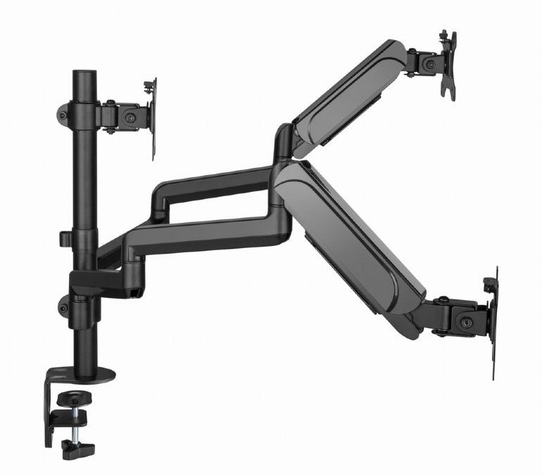 gembird-ma-da3-01-desk-mounted-adjustable-mounting-arm-for-3-monitors-full-motion-17-27-black_2.jpg Gembird MA-DA3-01 Desk mounted adjustable mounting arm for 3 monitors full-motion 17"-27" Black - Image 2