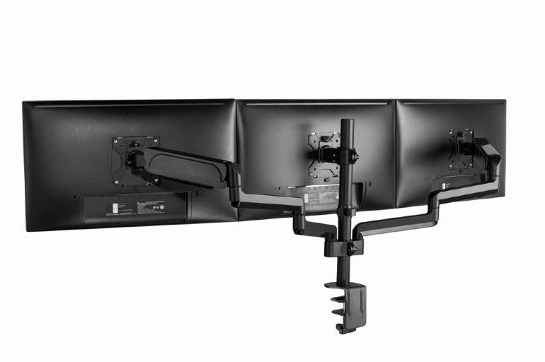 gembird-ma-da3-01-desk-mounted-adjustable-mounting-arm-for-3-monitors-full-motion-17-27-black_5.jpg Gembird MA-DA3-01 Desk mounted adjustable mounting arm for 3 monitors full-motion 17"-27" Black - Image 5