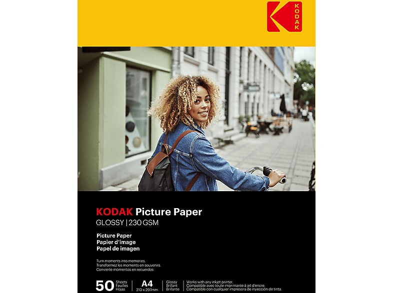 Kodak High Gloss 230g A4 50db Fényes Fotópapír - Image 1