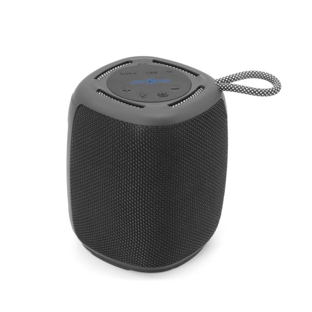 Gembird SPK-BT-LED-03-BK Bluetooth Speaker Black - Image 3
