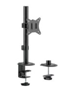 Gembird MA-D1-02 Desk mounted single monitor arm 17”-32” Black - Image 2