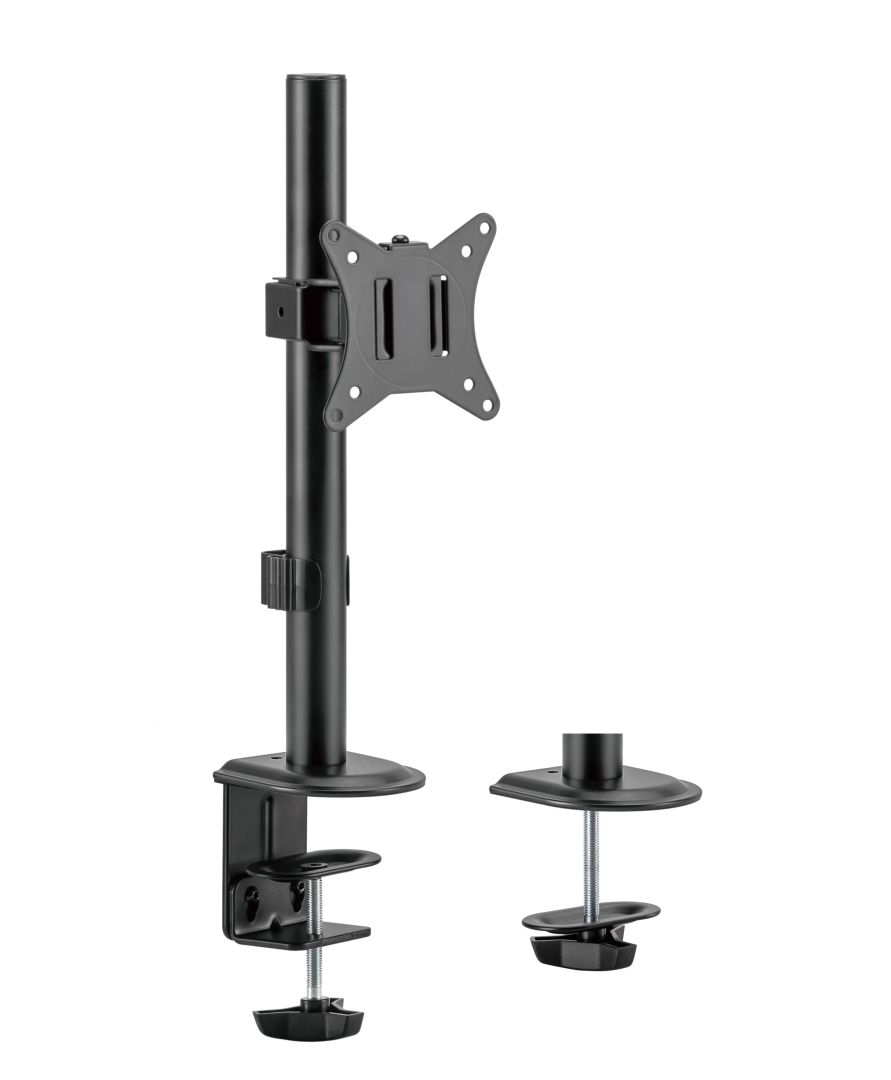 Gembird MA-D1-02 Desk mounted single monitor arm 17”-32” Black - Image 2