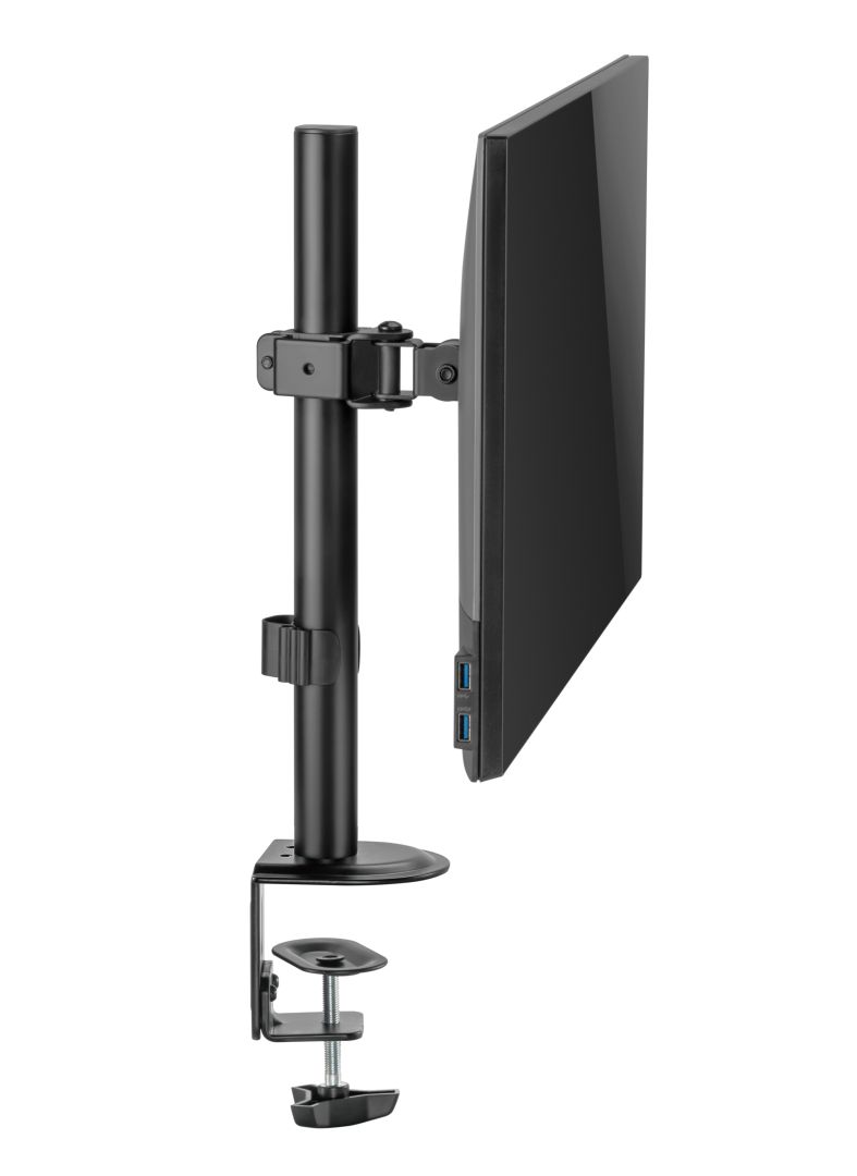 Gembird MA-D1-02 Desk mounted single monitor arm 17”-32” Black - Image 6