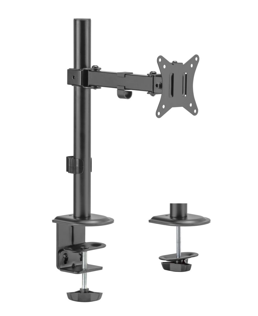 Gembird MA-D1-03 Desk mounted single monitor arm 17”-32” Black - Image 2