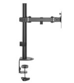 Gembird MA-D1-03 Desk mounted single monitor arm 17”-32” Black - Image 5