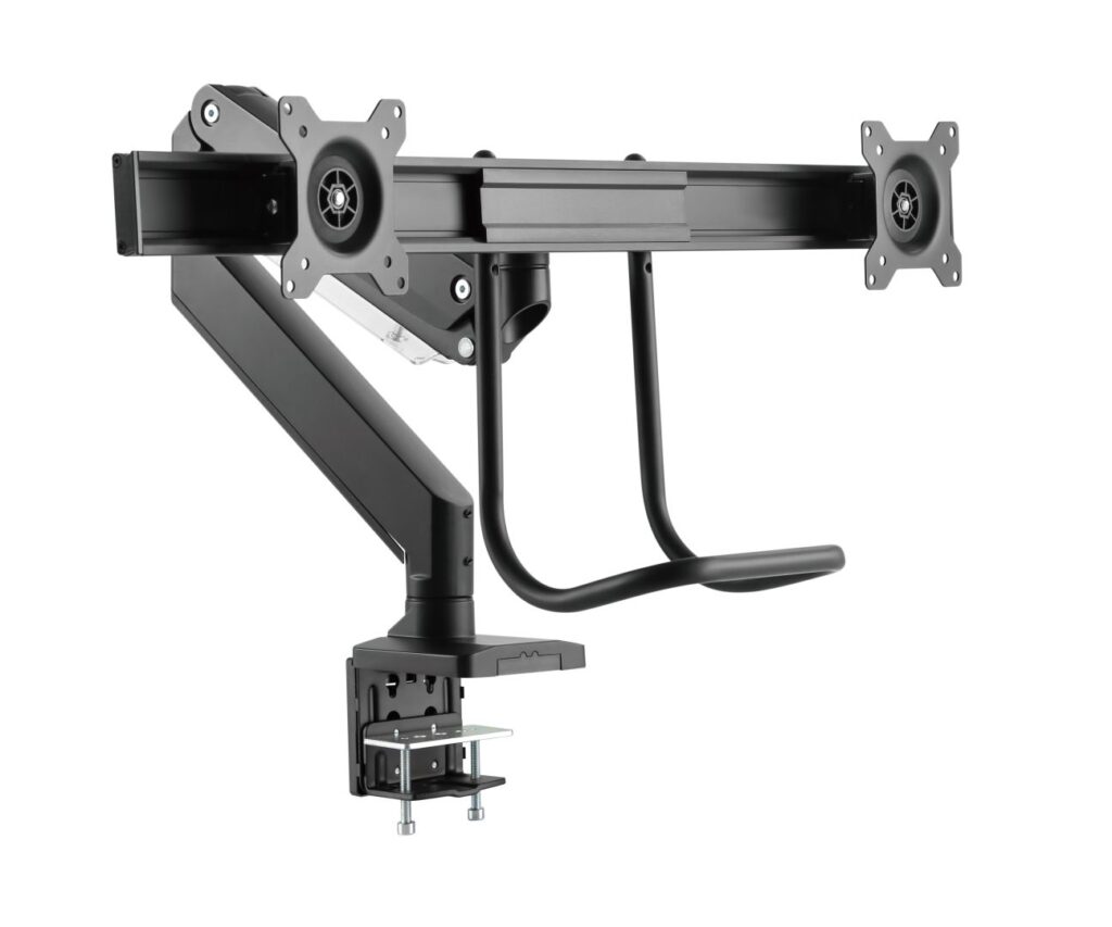 Gembird MA-DA2-04 Desk mounted adjustable monitor arm for 2 monitors 17"-32" Black - Image 4