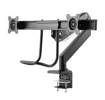 Gembird MA-DA2-04 Desk mounted adjustable monitor arm for 2 monitors 17"-32" Black - Image 5