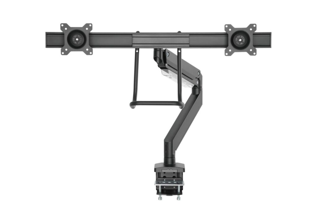 Gembird MA-DA2-04 Desk mounted adjustable monitor arm for 2 monitors 17"-32" Black - Image 6