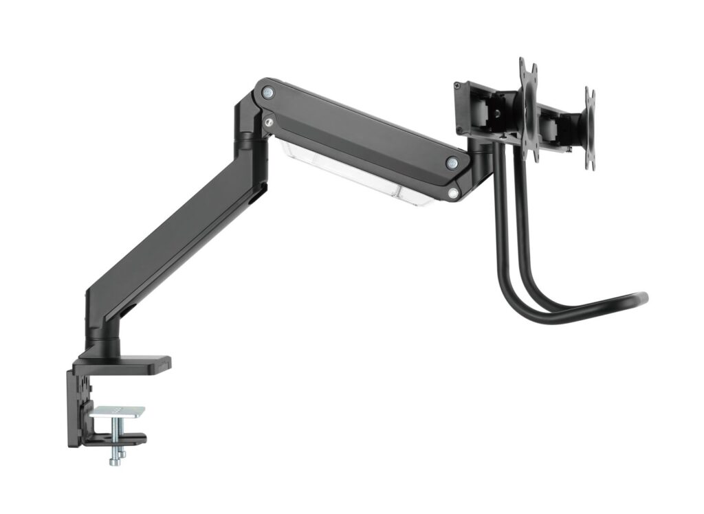 Gembird MA-DA2-04 Desk mounted adjustable monitor arm for 2 monitors 17"-32" Black - Image 7