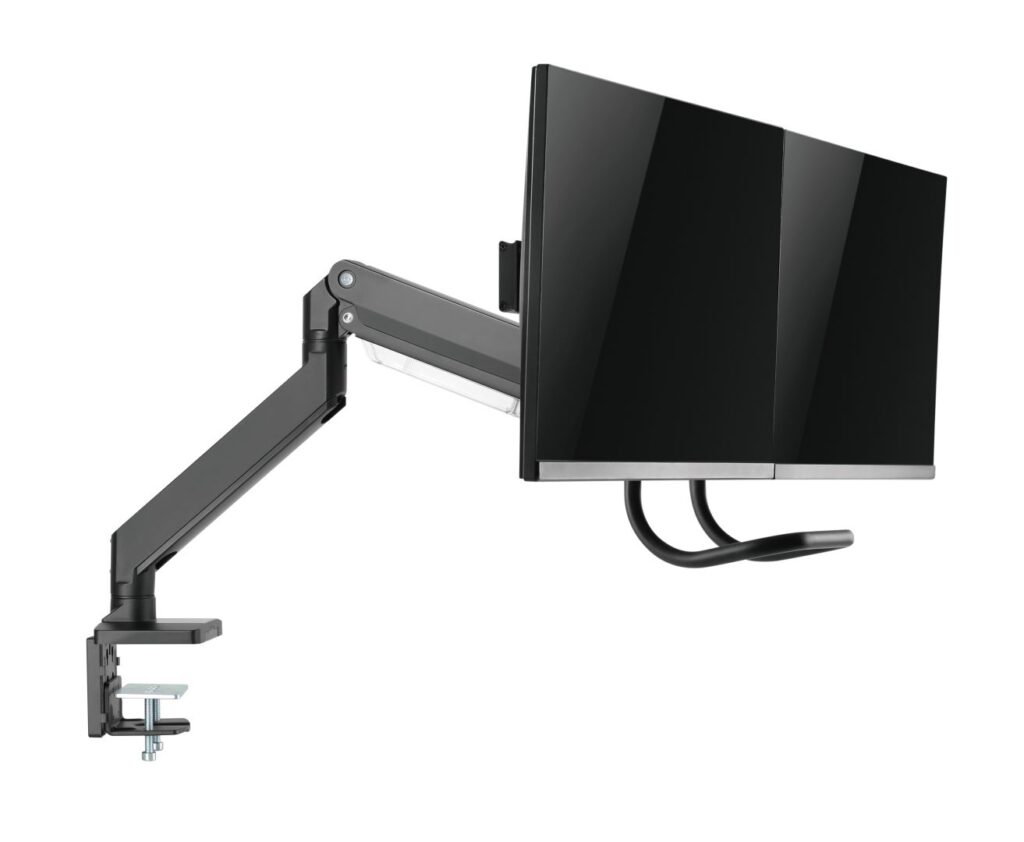 Gembird MA-DA2-04 Desk mounted adjustable monitor arm for 2 monitors 17"-32" Black - Image 8