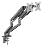 Gembird MA-DA2-05 Desk mounted adjustable double monitor arm 17"-32" Space Grey - Image 3