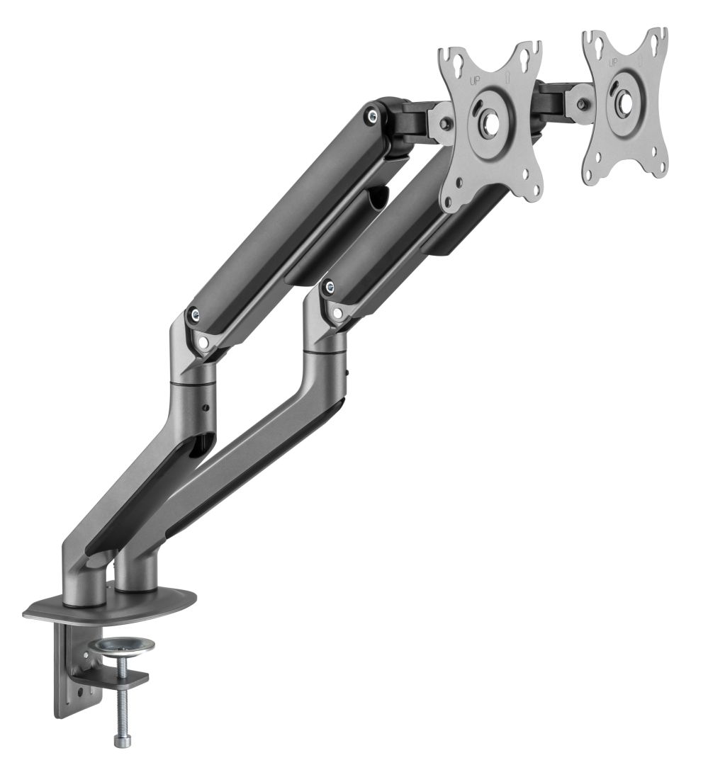 gembird-ma-da2-05-desk-mounted-adjustable-double-monitor-arm-17-32-space-grey_3.jpg Gembird MA-DA2-05 Desk mounted adjustable double monitor arm 17"-32" Space Grey - Image 3