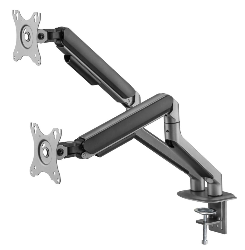 gembird-ma-da2-05-desk-mounted-adjustable-double-monitor-arm-17-32-space-grey_5.jpg Gembird MA-DA2-05 Desk mounted adjustable double monitor arm 17"-32" Space Grey - Image 5