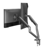 Gembird MA-DA2-05 Desk mounted adjustable double monitor arm 17"-32" Space Grey - Image 6