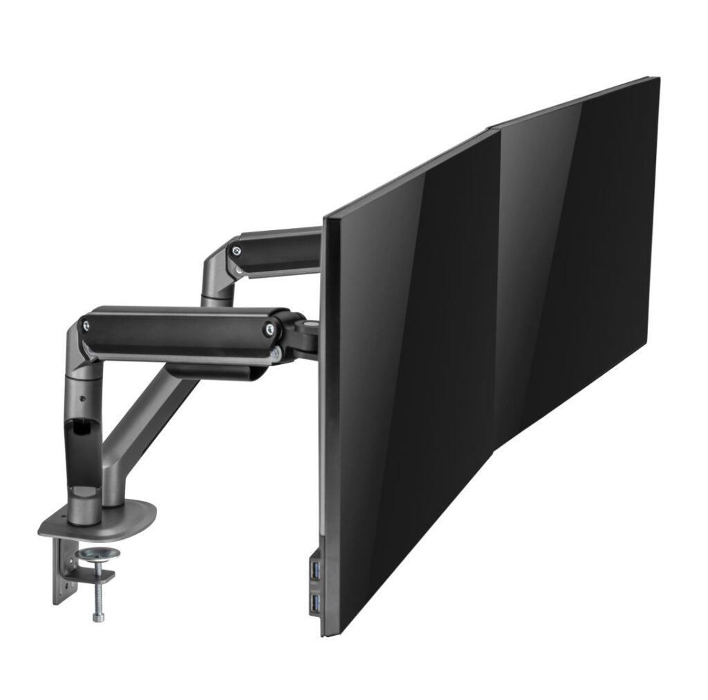 gembird-ma-da2-05-desk-mounted-adjustable-double-monitor-arm-17-32-space-grey_7.jpg Gembird MA-DA2-05 Desk mounted adjustable double monitor arm 17"-32" Space Grey - Image 7