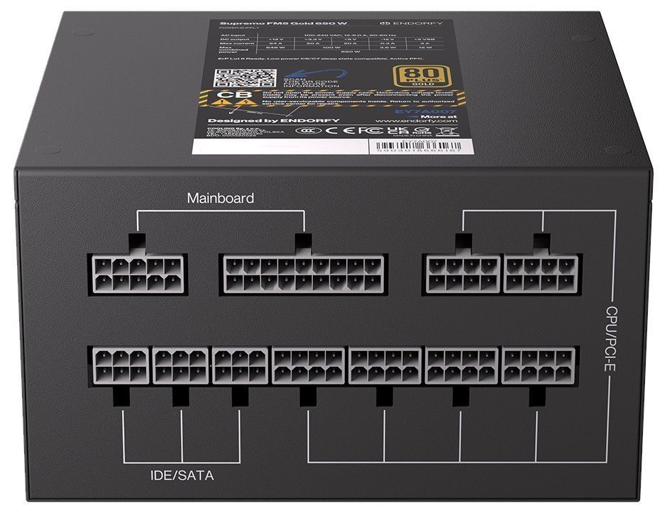 Endorfy Supremo FM5 Gold 650W tápegység - Image 8