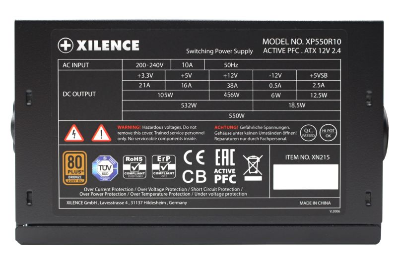 Xilence 550W 80+ Bronze XN215 - Image 3