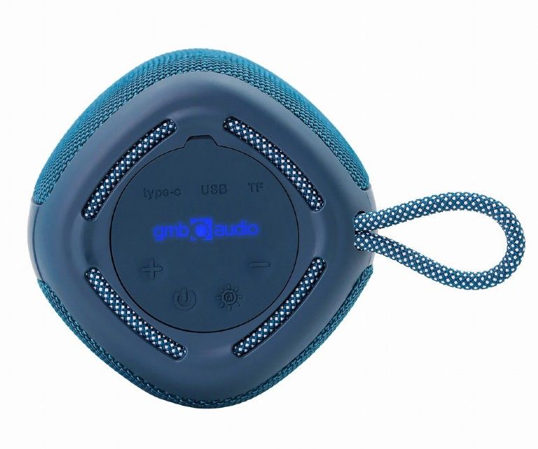 Gembird SPK-BT-LED-03-B Bluetooth Speaker Blue - Image 3