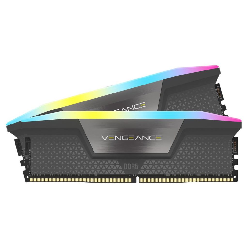 Corsair 32GB DDR5 6000MHz Kit(2x16GB) Vengeance RGB AMD Expo Grey - Image 1