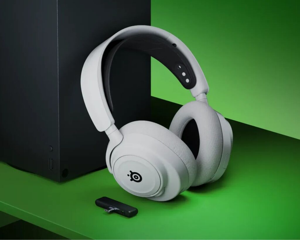 Steelseries Arctis Nova 7X vezeték nélküli fehér gamer fejhallgató - Image 5