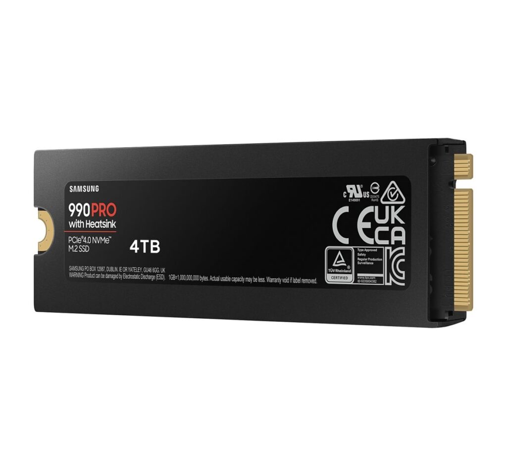 Samsung SSD 4TB - MZ-V9P4T0GW (990 PRO hűtőbordával, PCle 4.0x4, NVMe M.2, 4TB) - Image 7