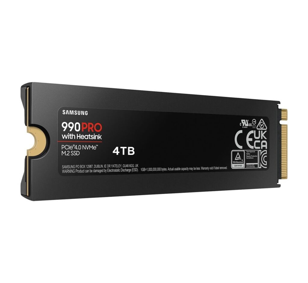 Samsung SSD 4TB - MZ-V9P4T0GW (990 PRO hűtőbordával, PCle 4.0x4, NVMe M.2, 4TB) - Image 9