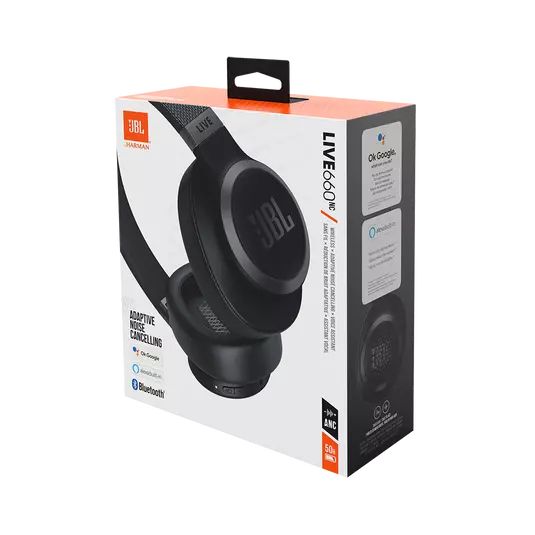 JBL Live 660NC Bluetooth Headset Black - Image 8