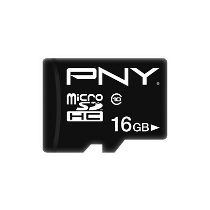 PNY 16GB microSDHC Performance Plus Class 10 + adapterrel - Image 2