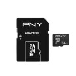 PNY 64GB microSDXC Performance Plus Class 10 + adapterrel