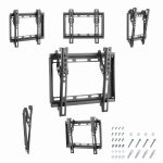 Gembird WM-42T-04 TV wall mount (tilt) 23”-42” Black - Image 6