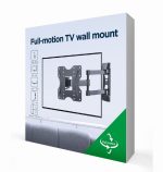 Gembird WM-42ST-02 TV wall mount (full-motion) 23”-42” Black - Image 7