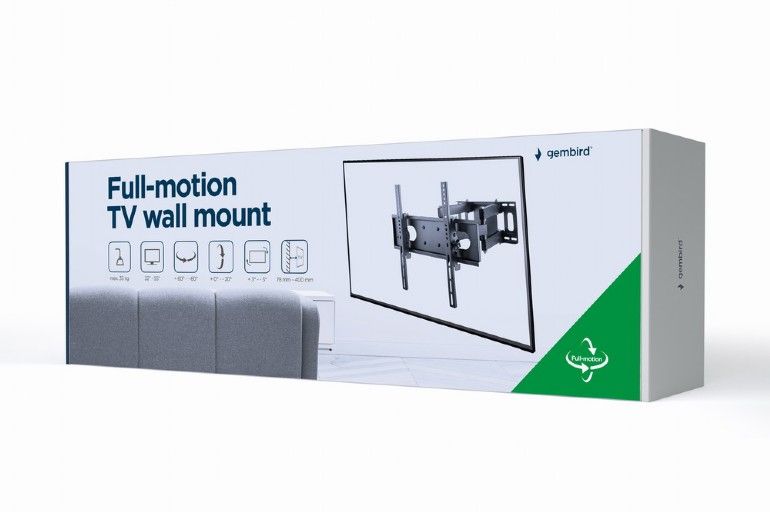 gembird-wm-55st-04-tv-wall-mount-full-motion-32-55-black_10.jpg Gembird WM-55ST-04 TV wall mount (full-motion) 32”-55” Black - Image 10