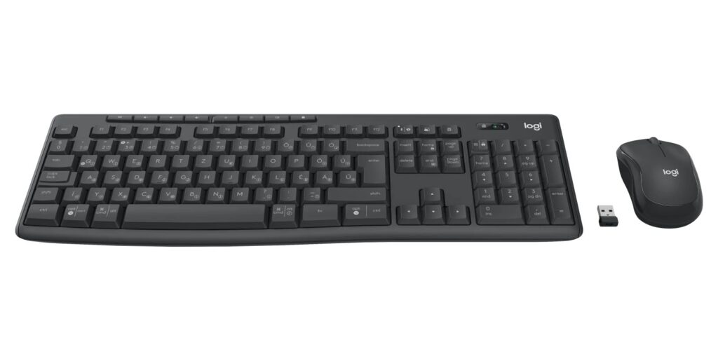 Logitech MK370 Wireless billentyűzet + optikai egér Black HU - Image 2