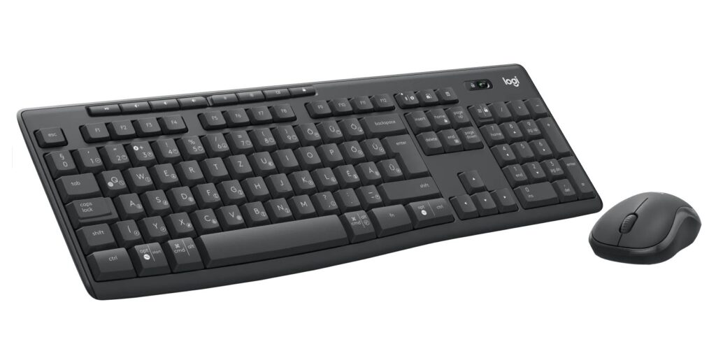 Logitech MK370 Wireless billentyűzet + optikai egér Black HU - Image 3