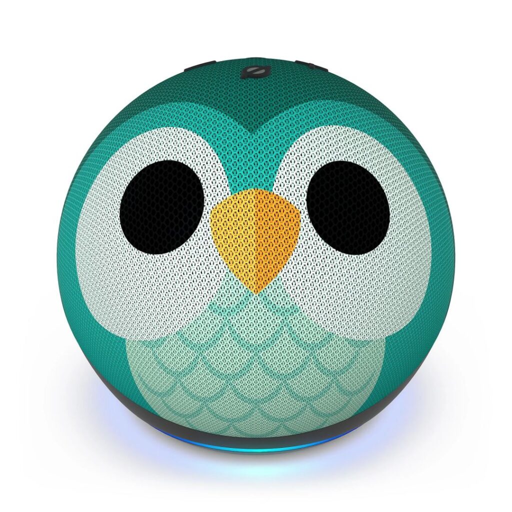 amazon-echo-dot-5-owl-design-smart-speaker_5.jpg Amazon Echo Dot 5 Smart Speaker with Alexa Owl Design - Image 5