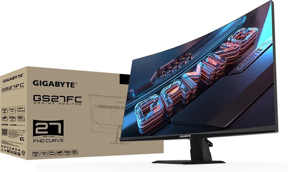 Gigabyte 27" GS27FC LED Curved - Image 7