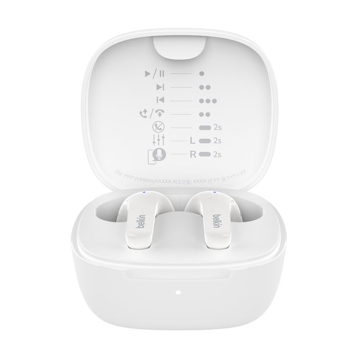 Belkin SoundForm Motion True Wireless Earbuds White - Image 2