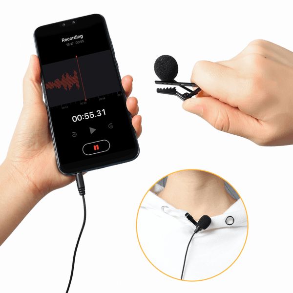 SBOX PM-402 Csiptethető mikrofon, 3.5 mm - Image 7